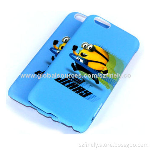 PC case for iPhone 6, water-transfer printing with different oil finished, different touch feeling